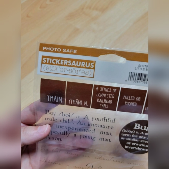 FREE W BUNDLE EK Success Sticko Stickersaurus little boy scrapbooking stickers - Picture 2 of 6